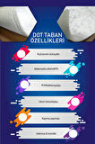 Gri Dot Keçe Kaymaz Taban Fil Çocuk Saçaksız Halı H7108