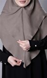 Vizon Pratik Hazır Geçmeli Tesettür Eşarp Pamuk Caz Kumaş Çift Katlı Çapraz Hijab 2304_10