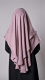 Violet Pratik Hazır Geçmeli Tesettür Eşarp Pamuk Caz Kumaş Çift Katlı Çapraz Hijab 2304_21
