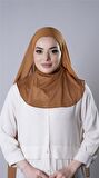 Hardal Pratik Hazır Geçmeli Şal Şifon Kumaş Hijab Bone 3009_43
