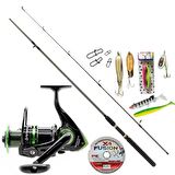 Remixon Flex 2.40 mt New Summer Spin Olta Takımı 30 Lu Set Yeşil