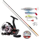 Remixon Red Zoom Karbon 2.10 mt Mirage Spin Olta Takımı Kırmızı