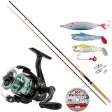 Remixon Red Zoom Karbon 2.10 mt Mirage Spin Olta Takımı Kırmızı