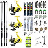 APACHE 3,90 MT MATT BLACK- NEW MODERN TİMES 6000 YELLOW 3'LÜ SET