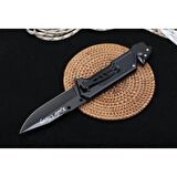 Kişiye Özel Browning Serisi Çelik Yarı Otomatik Kamp Kurtarma Outdoor Bıçağı
