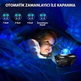 Smart Starry Projektör Light-Blth+Müzik+7Farklı Ambians