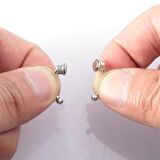 Unisex Mıknatıslı Fake Septum Piercing Gold