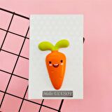 Kişiye Özel Sevimli Havuç Squishy Defter