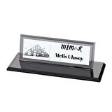 Mimarlara Özel Kristal Masa İsimliği