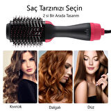 Saç Şekillendirici ve Saç Düzleştirici Fön Tarağı