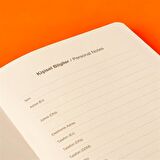 Kişiye Özel  Karakalem Tasarımlı Defter