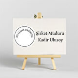 Kişiye Özel İroka Ayaklı Masa Üstü İsimlik