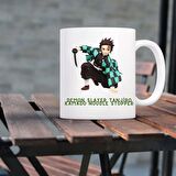 Demon Slayer Tanjiro Kamado Noodle Stopper Tasarımlı Kupa Bardak