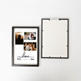 Sevgililere Özel 3 Kolaj Fotoğraflı Yapışkanlı Sök Tak Çerçeve 20x30cm