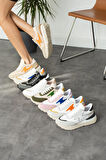 Turuncu Günlük Ortapedik İç Taban Kadın Sneaker