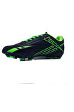 HULK Siyah-Yeşil Erkek Krampon Futbol Ayakkabısı
