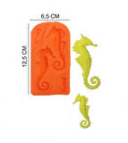 ŞEKER HAMUR KALIBI SİLİKON DENİZ ATI 6,5*12,5 CM