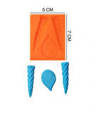 ŞEKER HAMUR KALIBI SİLİKON UNİCORN BOYNUZ 5*7 CM