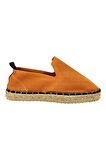 Unisex Turuncu Triko Espadril