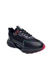 Yüksek Taban Kadın Spor Ayakkabı Sneaker Siyah