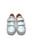 Çocuk Beyaz-Pudra Sneaker Cırtlı Çocuk Ayakkabı (24-35)