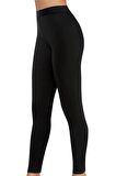 Kadın Siyah Termal Tayt