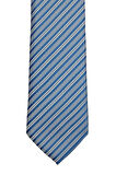 7 Cm Genişliğinde Mavi Çizgili Ince Kravat