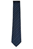 Lacivert Çizgili Klasik Kravat