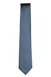 7 Cm Genişliğinde Mavi Lacivert Çizgili Ince Kravat