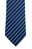 Lacivert Çizgili Kravat Erkek