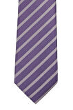 Mor Çizgili Şık Kravat