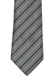 Gri Çizgili Klasik Kravat
