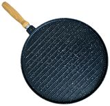 Eva cook 36 cm çift taraflı döküm granit kaplama gözleme/bazlama tavası