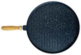 Eva cook 36 cm çift taraflı döküm granit kaplama gözleme/bazlama tavası