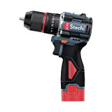 STECHEND SX17 AKÜLÜ DARBELİ MATKAP 2 X 2 AMPER AKÜ (16V) + 2 YIL GARANTİ