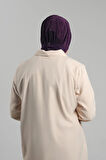 Mürdüm Pratik Hazır Geçmeli Tesettür Eşarp Sandy Arkadan Çıtçıtlı Piliseli Hijab 2406_07