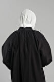 Krem Pratik Hazır Geçmeli Tesettür Eşarp Sandy Arkadan Çıtçıtlı Piliseli Hijab 2406_40