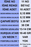 Eagenset Çapari, İstavrit Çaparisi, 15x12 Beden, Uv Neon Kırmızı + Fuşya + Kırçıl Balık Sırtı Sim, 11 No Beyaz İğne, 10 İğneli Çapari 2’li Paket