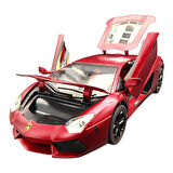 Farbu Metal Model Araba Lamborghini 5515,1:18 Ölçekli Kapılar Bagaj Kaput Açılır Sesli Işıklı Lamborghini