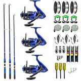 AİLE SETİ REMİXON SPEED  + NEW MODERN TİMES 4000 3'LÜ SET MAVİ