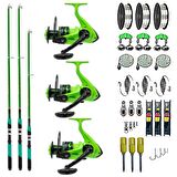 AİLE SETİ REMİXON SPEED  + NEW MODERN TİMES 4000 3'LÜ SET YEŞİL