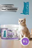 Bebek Pudrası Kokulu Kedi Kumu İnce Taneli Doğal Bentonit 8 Lt