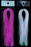 Eagenset Mor Fosforlu, Karanlıkta Parlayan, Glow / Luminous in The Dark, Ultraviyole (UV) Neon Işıkta Parlayan Poşet Çapari Simi Jig Yapım Malzemesi