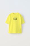 Bring Your Game Yazılı Futbol Tasarım Baskılı Sarı Çocuk T-shirt