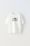 Earned Not Gıven Yazılı Futbol Tasarım Baskılı Beyaz Çocuk T-shirt
