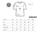Do Not Work More Thank You Line Baskılı Beyaz Kadın T-shirt
