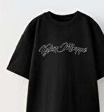 Euro 2024'ün Genç Yıldızları Kylian Mbappe Baskılı Siyah Çocuk T-shirt