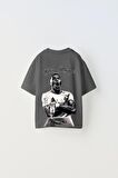 Euro 2024'ün Genç Yıldızları Kylian Mbappe Baskılı Füme Çocuk T-shirt