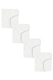4 Adet 50 x 90 + 10 cm Anne Yanı Lastikli Penye Kumaş Bebek Çarşafı