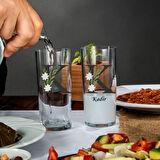Kişiye Özel Baş Harf Tasarımlı Rakı Bardağı 2 Adet